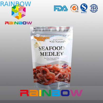 الطباعة حسب الطلب يقف زيبر احباط الحقيبة التعبئة والتغليف للمأكولات البحرية المجمدة