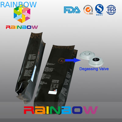 حسب الطلب تصميم الألومنيوم احباط القهوة الحقيبة / الجانب مجمعة 5lb حقيبة القهوة مع صمام