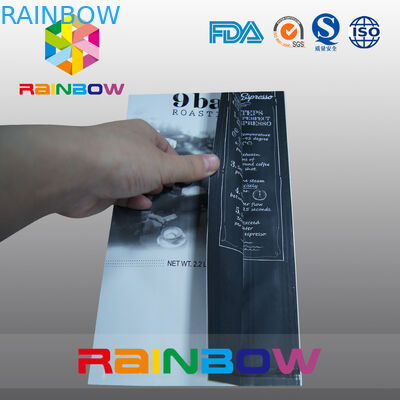 حسب الطلب تصميم الألومنيوم احباط القهوة الحقيبة / الجانب مجمعة 5lb حقيبة القهوة مع صمام