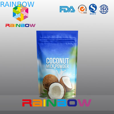 مسحوق الكولاجين / حليب الماعز النقي مسحوق الألومنيوم احباط الحقيبة التعبئة والتغليف مع سحاب