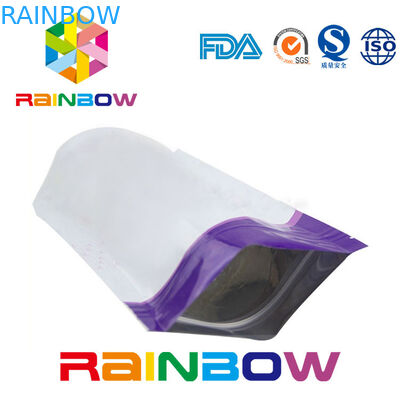 لامع الوقوف المكملات الغذائية التعبئة والتغليف الألومنيوم احباط الحقيبة الرمز البريدي قفل الحقيبة مسحوق