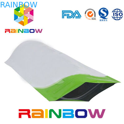 Stand Up Nutrition Bar Packaging Pouch / Zip Lock Foil Supplements Pouch Pack