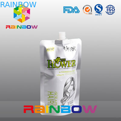 تخصيص الطباعة الأبيض الوقوف الحقيبة صنبور للشامبو / السائل / شرب الغذاء