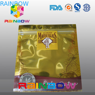 الذهب الألومنيوم احباط مكافحة ساكنة حقيبة زيبر الحقيبة التعبئة للمنتجات الالكترونية