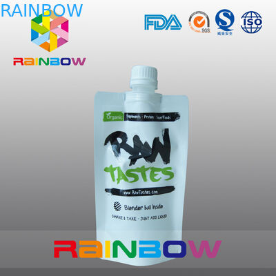 أبيض يقف صنبور الحقيبة التعبئة لالمربى الخام / السائل / شرب الغذاء