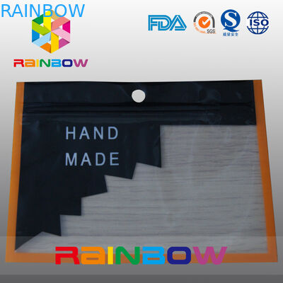 مايلر زيبلوك الحقائب البلاستيكية التعبئة والتغليف مع نافذة شفافة للسلع