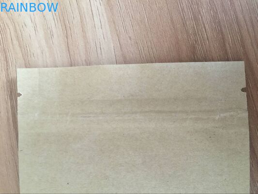 أكياس الورق حسب الطلب شقة كرافت ورقة احباط احباط ثلاثة ختم الجانب الأعلى الرمز البريدي حقائب قفل