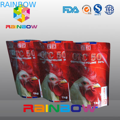 انهض أغذية الحيوانات الأليفة الحقيبة مع سستة / البلاستيك الغذاء الصف Tukey الحيوان حقيبة الغذاء