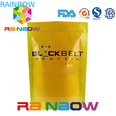 لامعة الوقوف المكملات الغذائية الألومنيوم احباط الحقيبة التعبئة والتغليف الرمز البريدي قفل حقيبة مسحوق