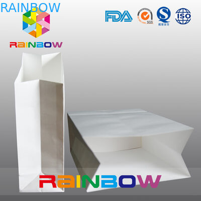 كيس ورقي حقيبة تسوق Supermaket للأغذية ، أكياس التعبئة الملابس