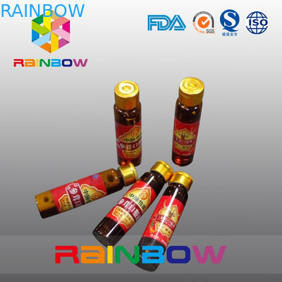 طباعة عالية انكماش PVC / الحيوانات الأليفة الساخنة تقليص التسميات / الحرارة كم تقليص تسميات