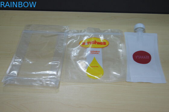 أغلقت الصف الغذاء يقف Ziplock أغذية الأطفال الحقائب الجانبية مخصص مطبوعة