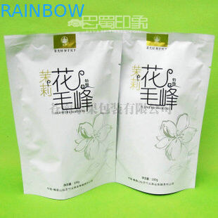 رشيقة منحنية أكياس الشاي ليبتون التعبئة والتغليف الوقوف الحقيبة حسب الطلب