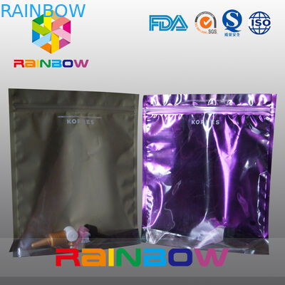 الأغلاق الوقوف في عرض حقائب التجميل الصغيرة مع سستة ونوافذ