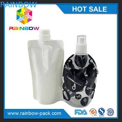 انهض قابلة لإعادة الاستخدام أغذية الأطفال صنبور الحقيبة التعبئة والتغليف مع سستة على أعلى