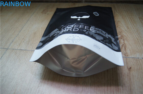 Stand Up Aluminium Foil Bag، أكياس الشاي / القهوة التعبئة والتغليف مع سحاب