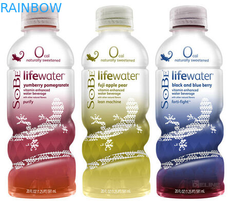 الحليب الأبيض PVC / PET تقليص الأكمام تسميات الطباعة الحرارة الحساسة للطباعة