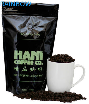 قهوة شاي قفّ ألومنيوم رقيقة معدنيّة تعليب كيس كرافت زيبلوك حقيبة 250g 500g