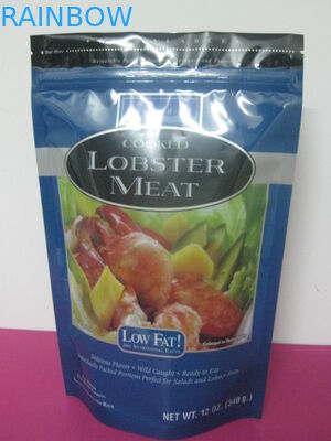 الحقيبة البلاستيكية القابلة للإغلاق التعبئة والتغليف الوقوف احباط الالومنيوم مغلفة أكياس زيبلوك