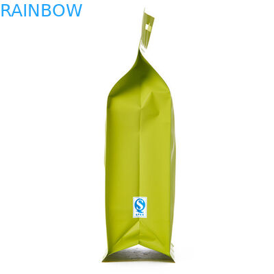 أكياس تغليف الشاي ورقة كرافت الوقوف أكياس التعبئة والتغليف البلاستيكية الألومنيوم مع زيبلوك