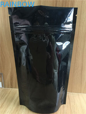 رقائق الألومنيوم أسفل أكياس مجمعة Ziplock التخزين النفث مسحوق الأرز التعبئة والتغليف