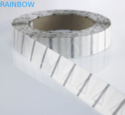 25mm القطر المثلث يتقلص الأكمام تسميات شفافة ملصقات / تسميات التحذير اللمس