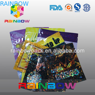 تخصيص 4g / 10g البخور العشبية التعبئة والتغليف / أكياس زيبلوكم مجففات