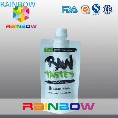 350 مل 500 مل 1L احباط الحقيبة التعبئة والتغليف ، وتسريب prood لامعة الأبيض صنبور الحقيبة