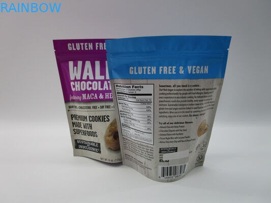 العلامة الخاصة الوقوف الحقيبة سستة ، رقائق الألومنيوم تغليف الأغذية الخفيفة