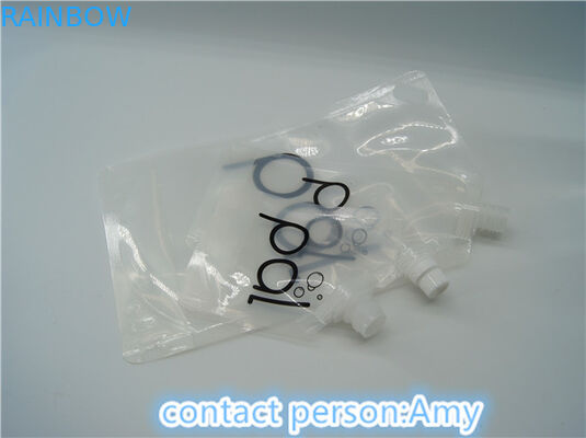 قابل للتفسّخ حيويّا مزدوج سحاب 200ml صابون حشوة حقيبة PET / NY / PE