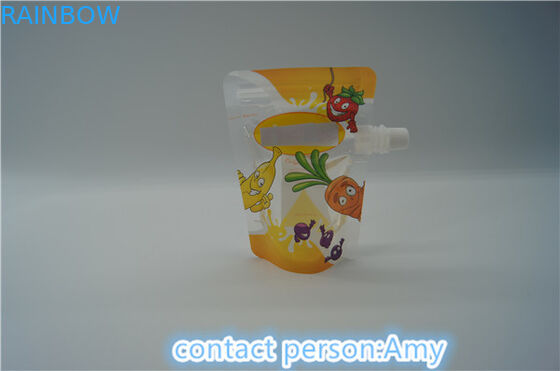 FDA عصير الرمز البريدي قفل الطباعة صنبور الحقيبة التغليف صديقة للبيئة