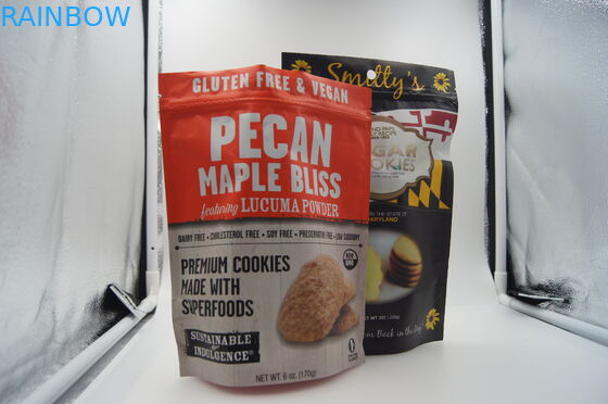 دوق-باي سحاب سناك حقيبة تغليف للبسكويت ، مخصص مطبوعة الوقوف الحقائب