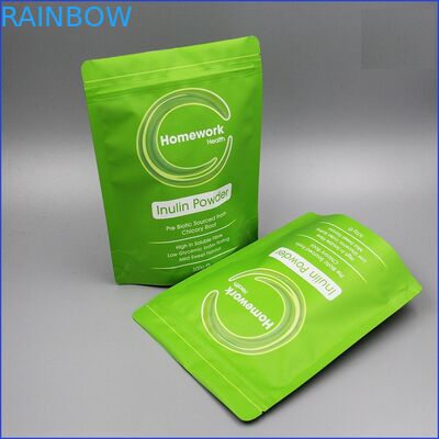 أكياس قابلة لإعادة الاستخدام Zip Coffee Valve Foil Lined Stand Up قهوة / شاي / مسحوق تغليف الحقيبة