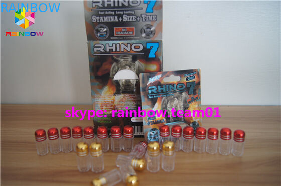 مخصصة زجاجات البلاستيك حبة رصاصة ، زجاجات الدواء البلاستيكية مع غطاء معدني