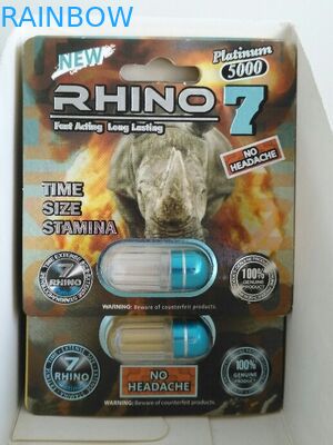 OEM ODM ورقة مربع التعبئة والتغليف ذكر الجنس تعزيز حبة الحاويات