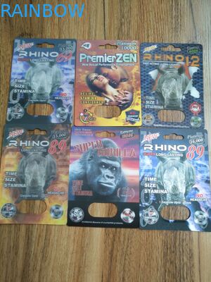 ذكر تعزيز حبوب منع الحمل واضح نفطة التغليف ورقة / PP المواد