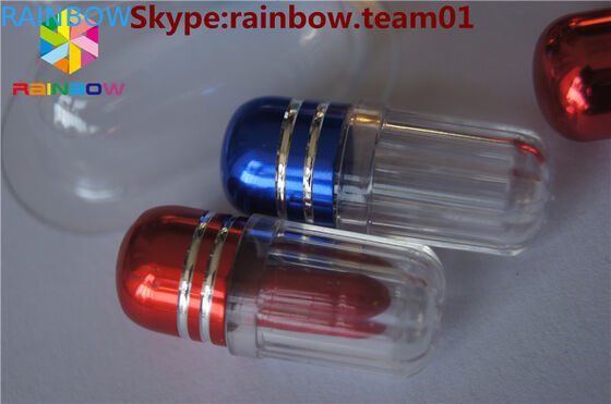 حاوية بلاستيكية كبسولة حبوب منع الحمل الزجاجة مع الحاوية الحاوية شكل الحاوية كبسولة بيع بالجملة حبوب منع الحمل زجاجات حبوب منع الحمل كبسولة