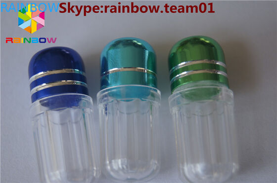 حاوية بلاستيكية كبسولة ذات شكل ستة أطراف مع غطاء من ورق الألومنيوم لتعبئة كبسولة واحدة / حزمة كبسولة واحدة