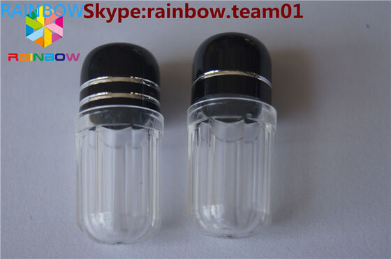 كبسولات توسيع القضيب / حبوب منع الحمل زجاجات الطب البلاستيكي مع غطاء الحلقة