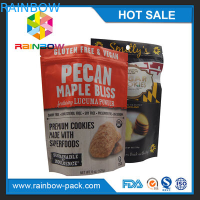 zip قفل كيس مجمعة فيتامين التعبئة والتغليف القهوة فرك أكياس التعبئة والتغليف كيس فول عبوة الألومنيوم احباط التغليف الحقيبة