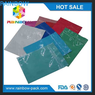 رائحة زيبلوك الألومنيوم احباط كيس ziplock الطب الألومنيوم احباط قبضة مختومة حقيبة مع سستة الأعلى الأغلاق حقيبة