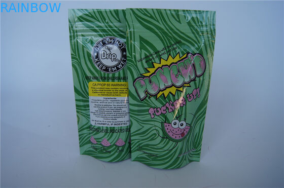 زيبر العشبية تغليف البخور ، Resealabe Potpourri رقائق الألومنيوم يقف الحقيبة