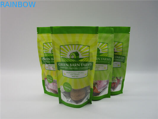 أكياس بلاستيكية سوداء Ziplock القنب الطبية / التبغ / العشبية / التوابل التعبئة