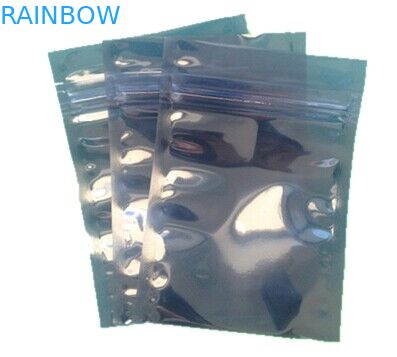 الفضة البريدي قفل كبير مكافحة ساكنة كيس شفاف / نصف شفاف نايلون