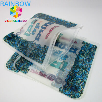 كيس شفاف PVC حقيبة بيكيني ، إيفا حقيبة ملابس السباحة البلاستيكية مع زيبر