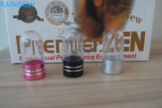 زجاجات حبوب منع الحمل بلاستيكية فارغة شكل كبسولة حاوية زجاجة PremierZen بطاقات ثلاثية الأبعاد