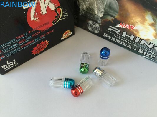 معدن غطاء بلاستيكيّ ملون بلاستيكيّة حبة زجاجات ل FX 9000 / Rhino 7 / SWAG كبسولة رصاصة