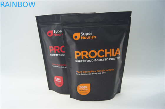 الغذاء الصف الوقوف الحقيبة مع سحاب لتهز مسحوق التغليف