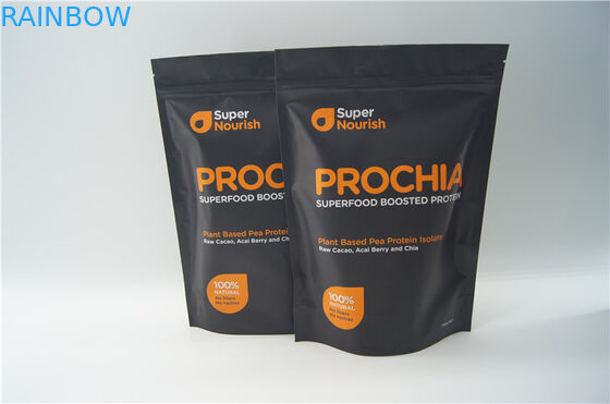 الغذاء الصف الوقوف الحقيبة مع سحاب لتهز مسحوق التغليف