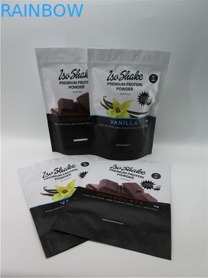 مايلر محكم doypack ziplock بروتين مصل اللبن / الملحق / حليب الماعز تغليف الحقائب